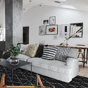 3D Scandinavian Interior model